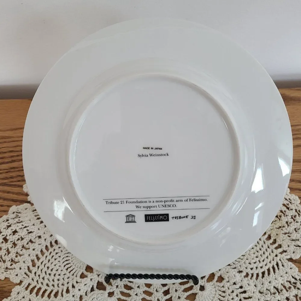 Sylvia Weinstock Felissimo Dessert Hors D'Oeuvres Cake Plate Make It Sweet